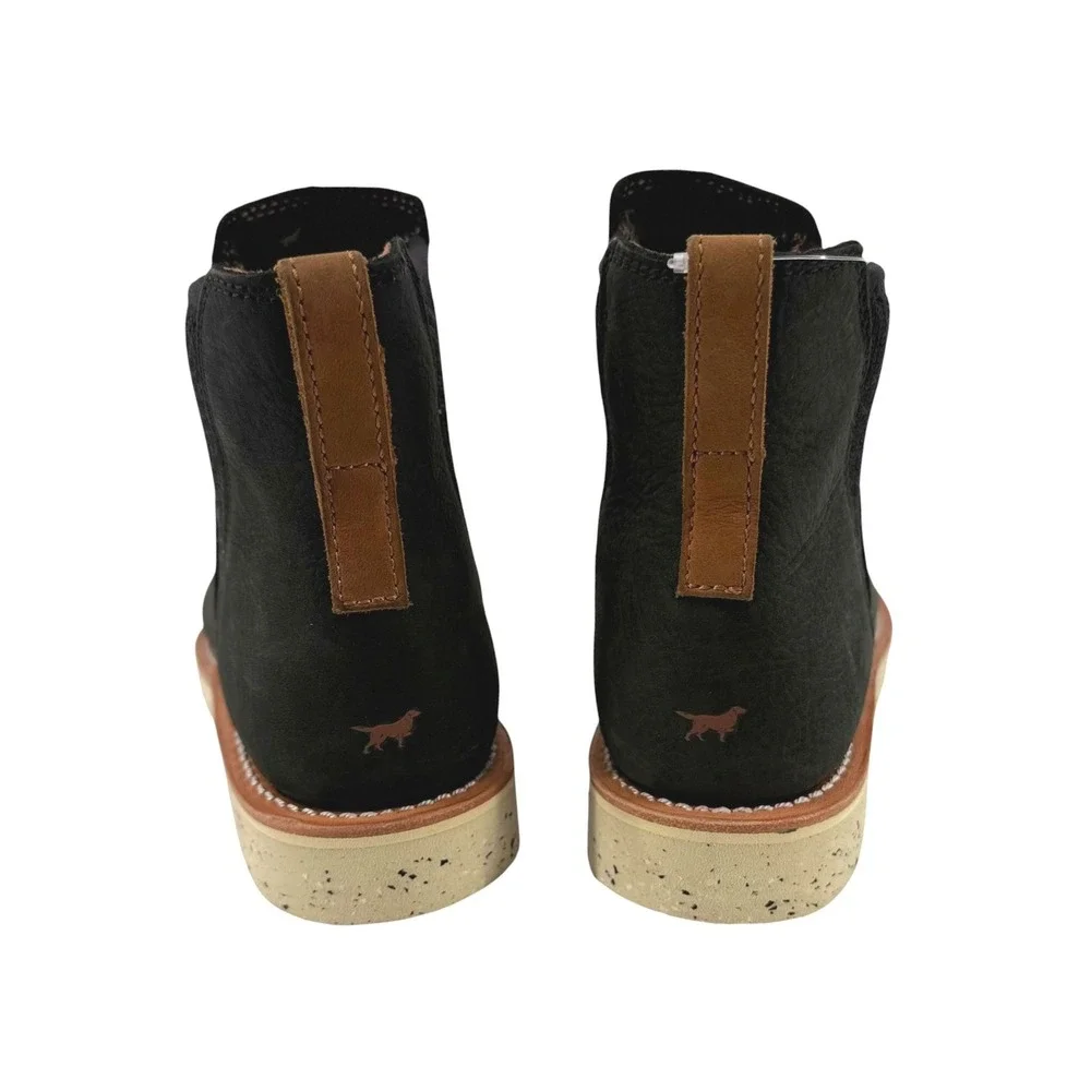 Irish Setter Fifty A3929 Womens Black Leather Wedge Sole Chelsea Boots 8.5W NEW